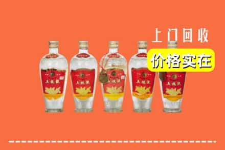 芒康县回收老五粮液